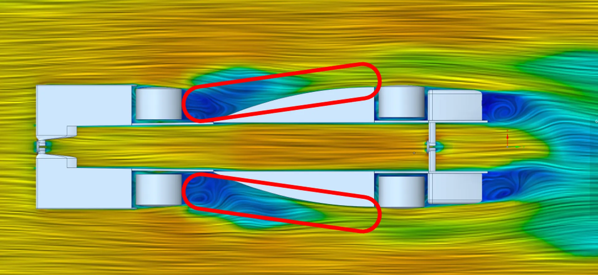 Inward Side pod Design
